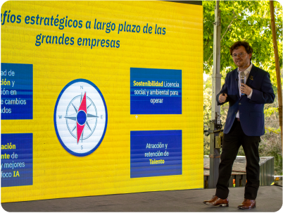 José Manuel Morales, presentando resultados del Ranking de Innovación C3 2024
